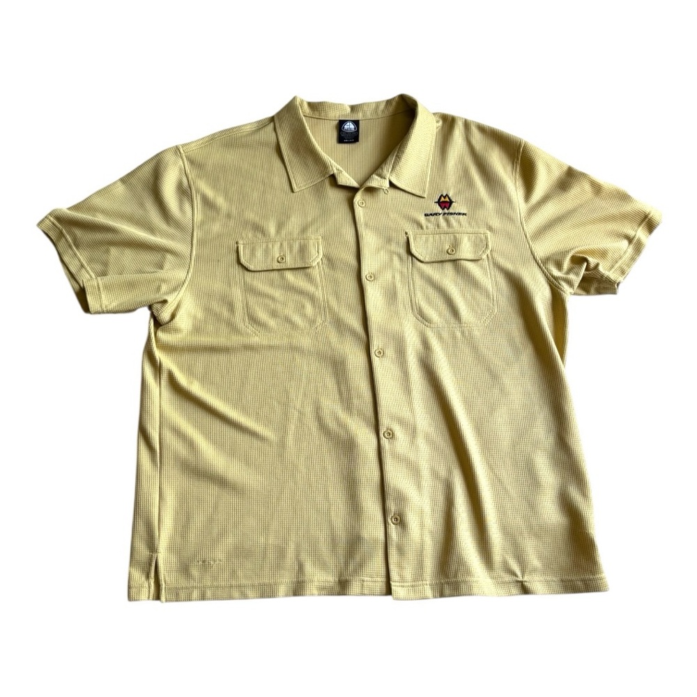 Nike Vintage ACG dri fit Gary Fisher mountain bike waffle button up shirt |XXL
